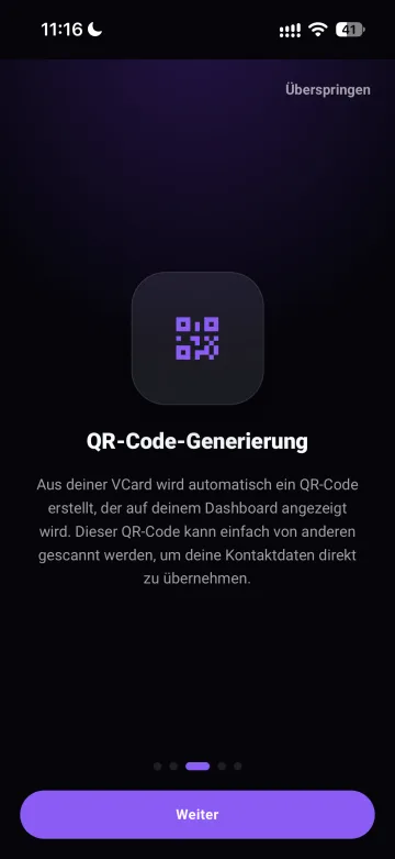 VQRCard-App: Einführung – aus der Visitenkarte wird automatisch ein QR-Code